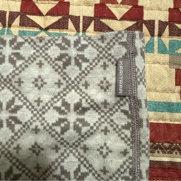 Kari Traa Beige and Gray Knit headband - Picture 3 of 5